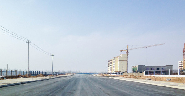甘肃兰州新区纬十八路属于新区规划次干道系统